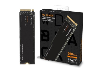 WESTERN DIGITAL WD SN850 500GB BLACK M.2 NMVe GEN4 SSD 7000MB/s 