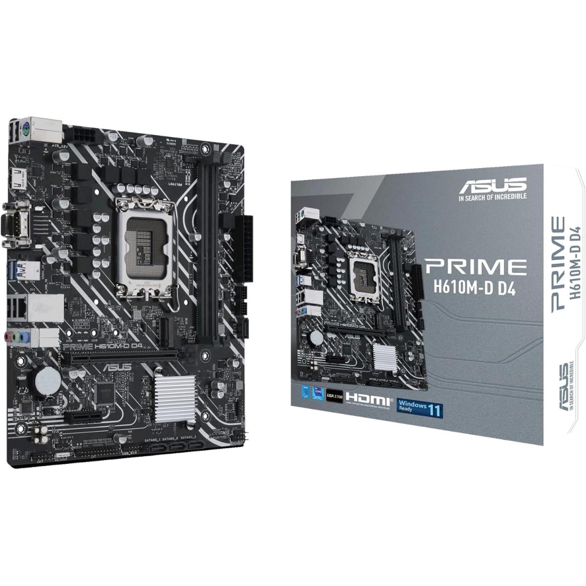 ASUS PRIME H610M-D D4 Motherboard ASUS PRIME H610M-D D4 Motherboard